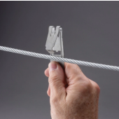  Clip de suspension pour c�ble 