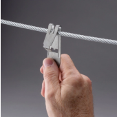  Clip de suspension pour c�ble 