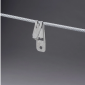  Clip de suspension pour c�ble 