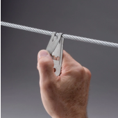  Clip de suspension pour c�ble 