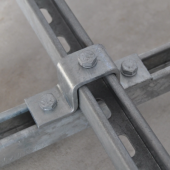  Connecteur omega, rail strut 4 