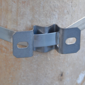  Support signal�tique avec trou 