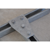  Connection en T, 132x90mm, 4 t 