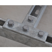  Plaque en T plate � quatre tro 