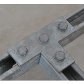 Plaque en T plate � quatre tro 