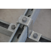  Connecteur omega, rail strut 4 