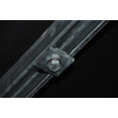  Rondelle de rail carr�e, trou 