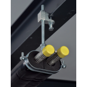  Collier a deux vis, ovale pour 