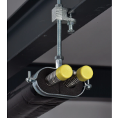  Collier a deux vis, ovale pour 