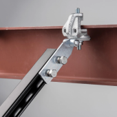  Fixation pour poutre en I, 6,4 