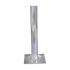  Mt en aluminium avec base, 3 