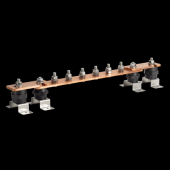  Barre de terre �lectrique, nue 