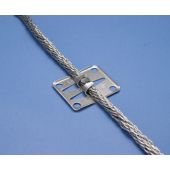  Serre-c�ble adh�sif forg�, alu 