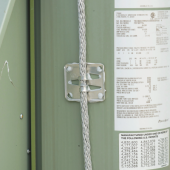  Serre-c�ble adh�sif forg�, alu 