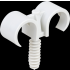  Double clips/cheville tube O20 