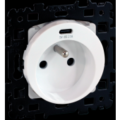  SQUARE Prise combine 2P+T + U 