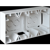  SQUARE cadre saillie 2 postes 