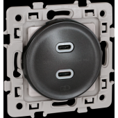  SQUARE chargeur dble USB C 5,5 