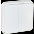  OXXO dble VV compos BLANC IP55 