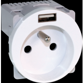  COMETE PC  2P+T + USB A BLC 