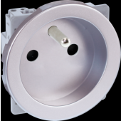  COMETE Prise 2P+T SILVER 