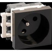  Prise 2P+T noire 