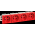  Bloc 4 PC dt. 2P+T rge (sans 