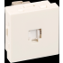  Prise RJ45 cat 6A blanche 45x4 
