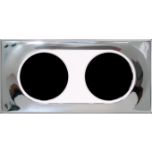  COMETE Plaque 2 postes MIRROR 