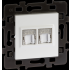 RJ 45 dble C.6 STP Gr 3(multim 