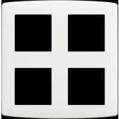  Plaque 2+2postes 