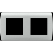  """Plaque """"silver"""" 2 pos 