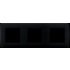  Plaque anthracite 3 positionst 