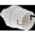  Douille B22 sple bague blanche 