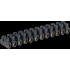  Barrette laiton noire 2,5 mm 