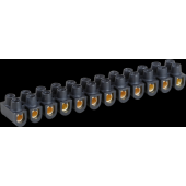  Barrettes laiton noire 6 mm 