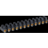  Barrette laiton noire10 mm 