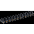  Barrette laiton noire 25 mm 