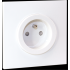  SQUARE - PC 2P+T + plaque + gr 