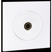  SQUARE - prise TV + plaque + g 