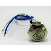  Bouton Inox en diamtre 19 mm 