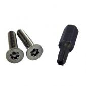  Sachet de 2 vis anti-vandales 