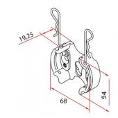 tm2 sup58 - clip support_1pc 