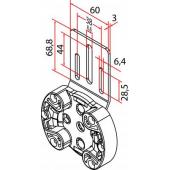  tm2 sup45 - clip support monob 