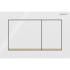  Plaque Geberit Omega20 carr�e 