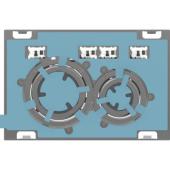  Plaque Geberit Sigma50 ronde D 