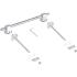  Kit de charni�res avec tige Ge 