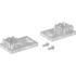  Kit de plaques de pied Geberit 