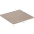  Plaque de fermeture Geberit iC 