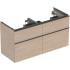  Meuble sous lavabo 120 cm 2 cu 